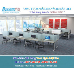 Vách ngăn mặt bàn chống dịch VNV03